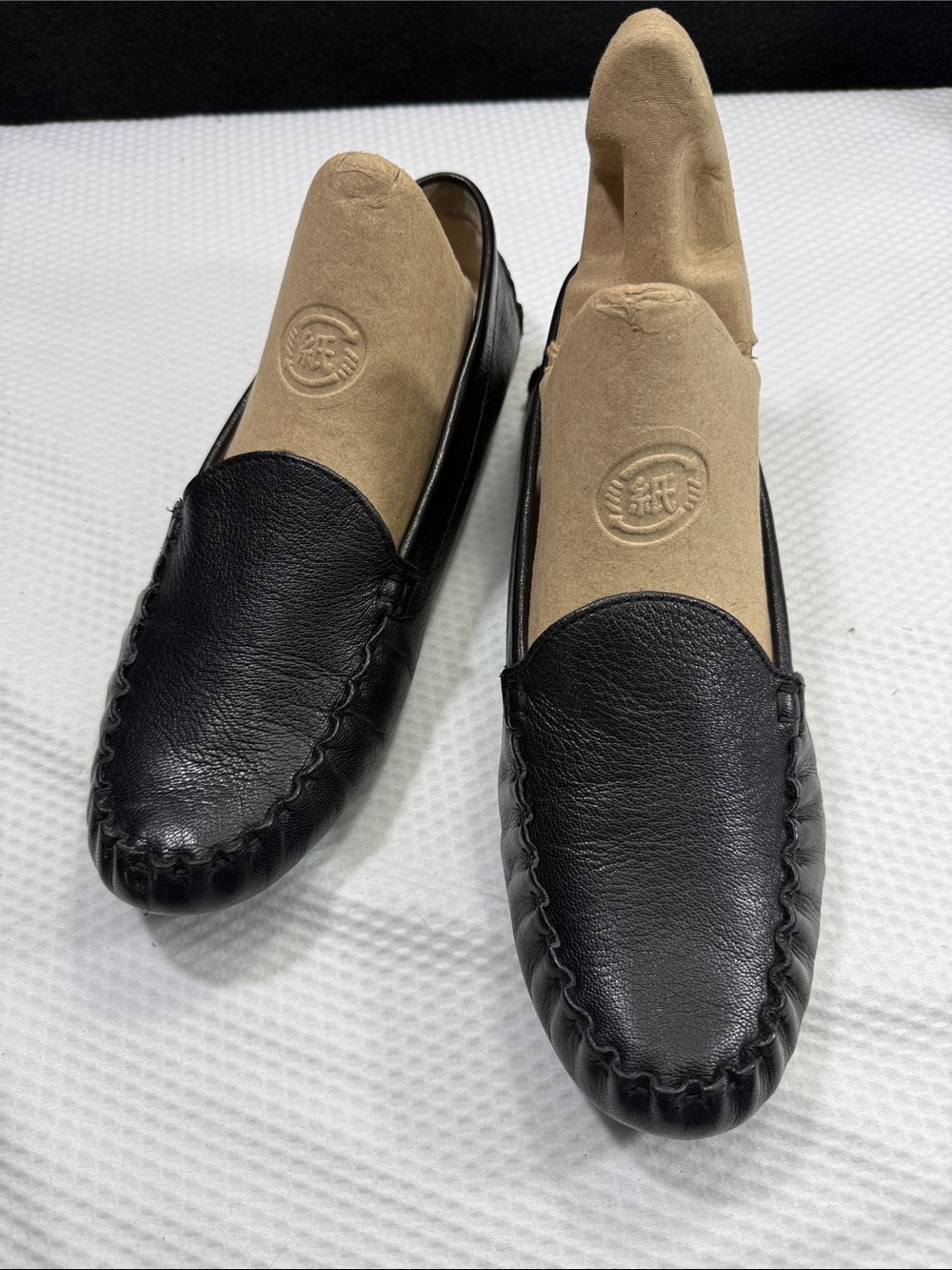 Cole Haan Women's Evelyn Driver black leather loafers Size 10